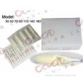 White Short Disposable Plastic Tattoo Tips With EO Gas Ster
